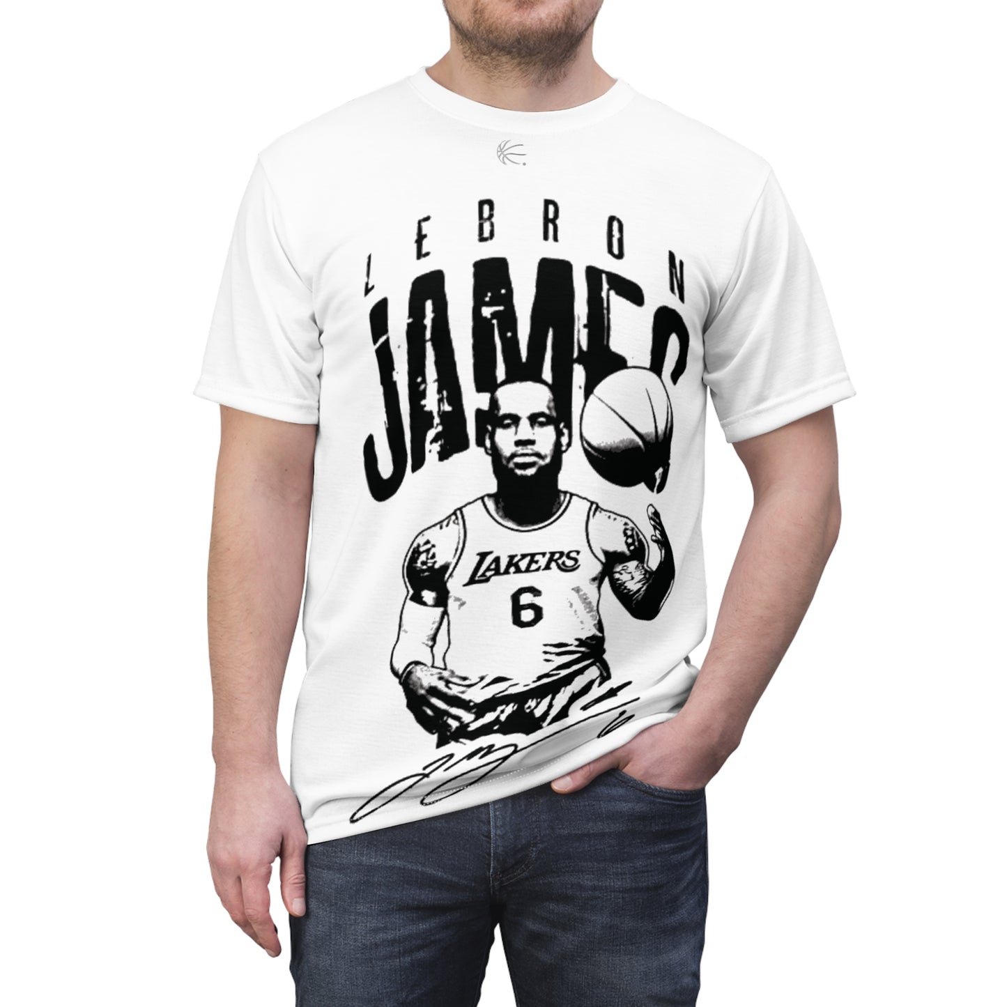 KING JAMES DELUXE SIGNATURE WHT TEE